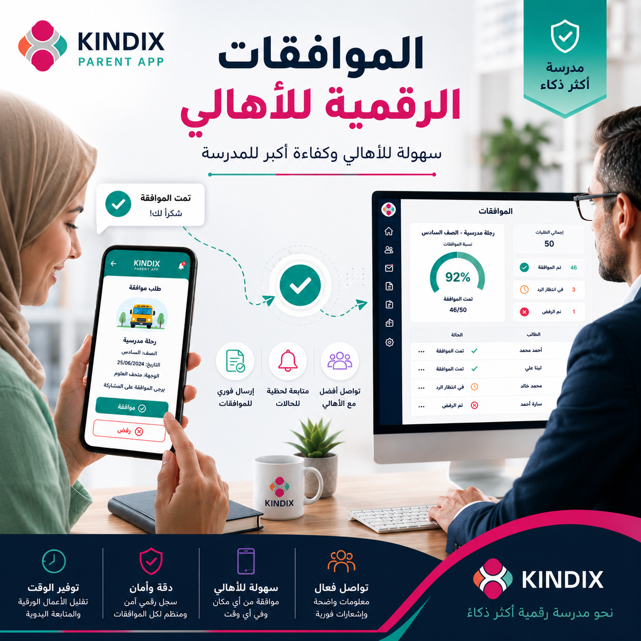 Read more about the article لماذا حان الوقت للانتقال إلى الموافقات الرقمية للأهالي؟